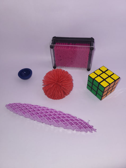 Fidget & Puzzle Toy Bundle – 5 Fun Stress-Relief Items