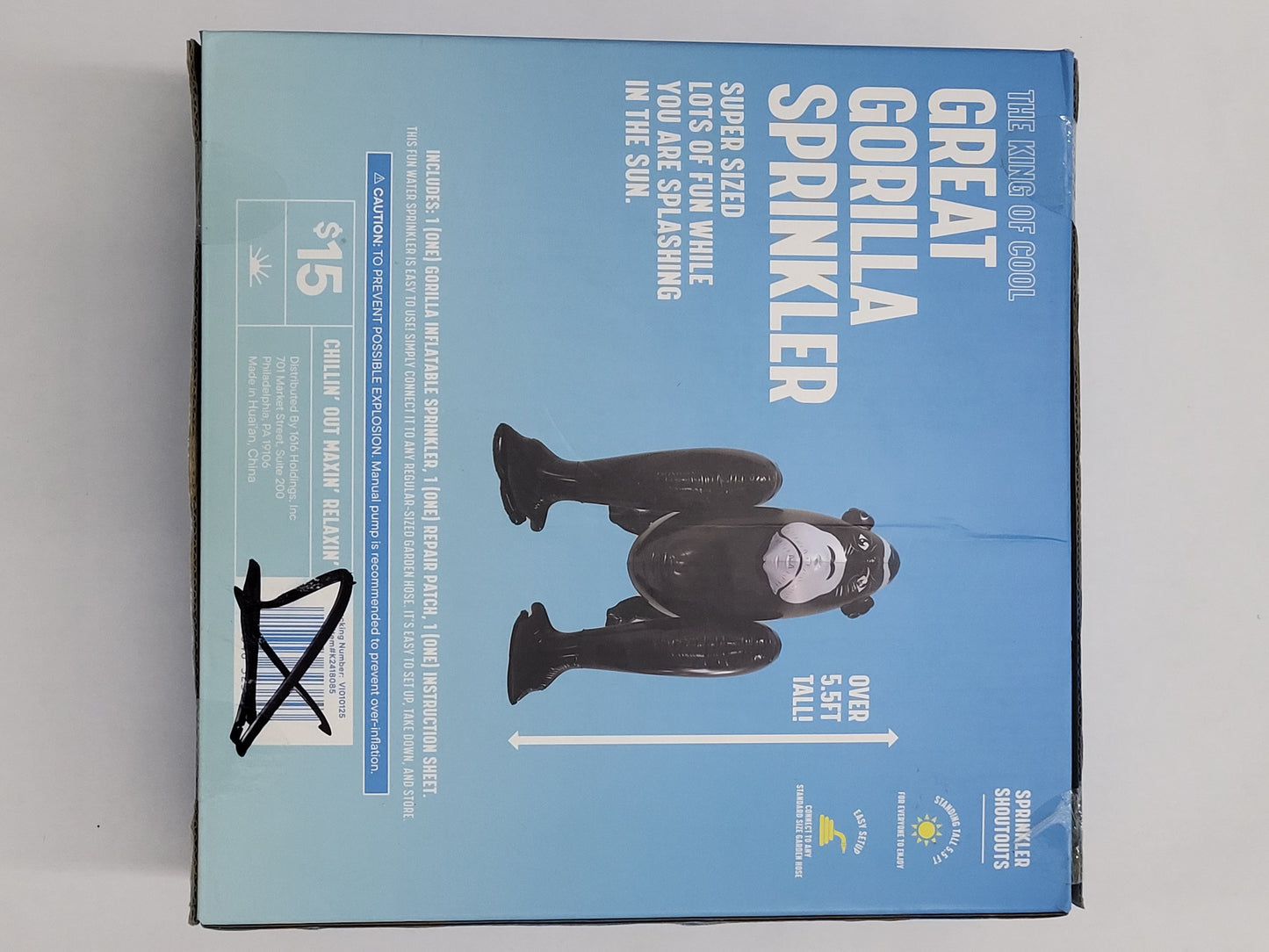 🦍 Great Gorilla Sprinkler – Over 5.5 FT Tall Inflatable Water Sprinkler | Summer Fun | Corey’s Korner
