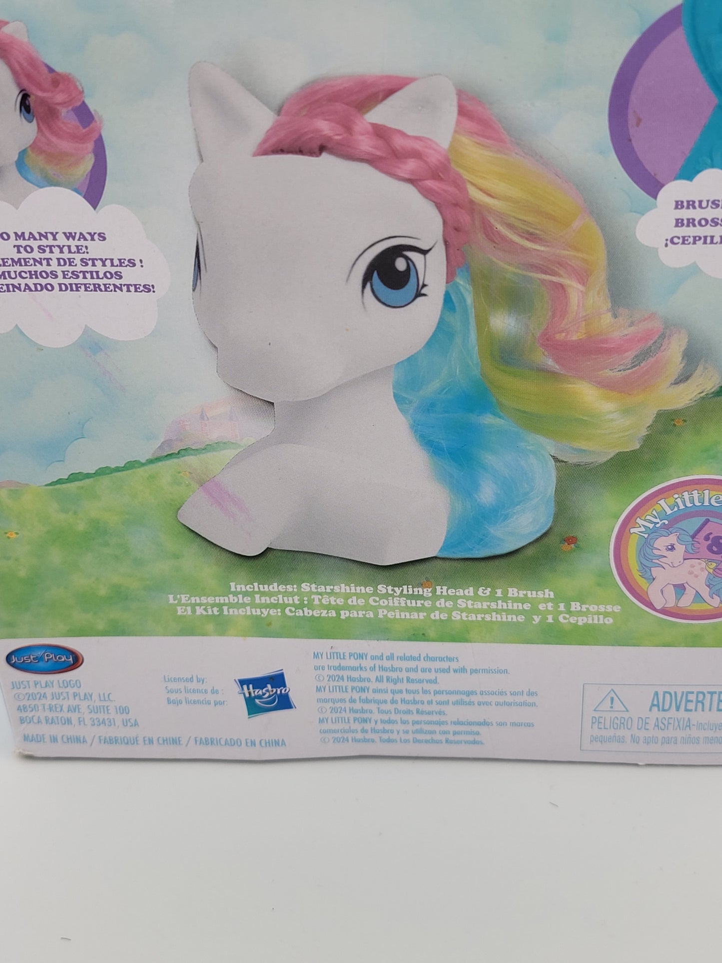 🌈 My Little Pony Starshine Styling Head With Brush – Retro Edition
