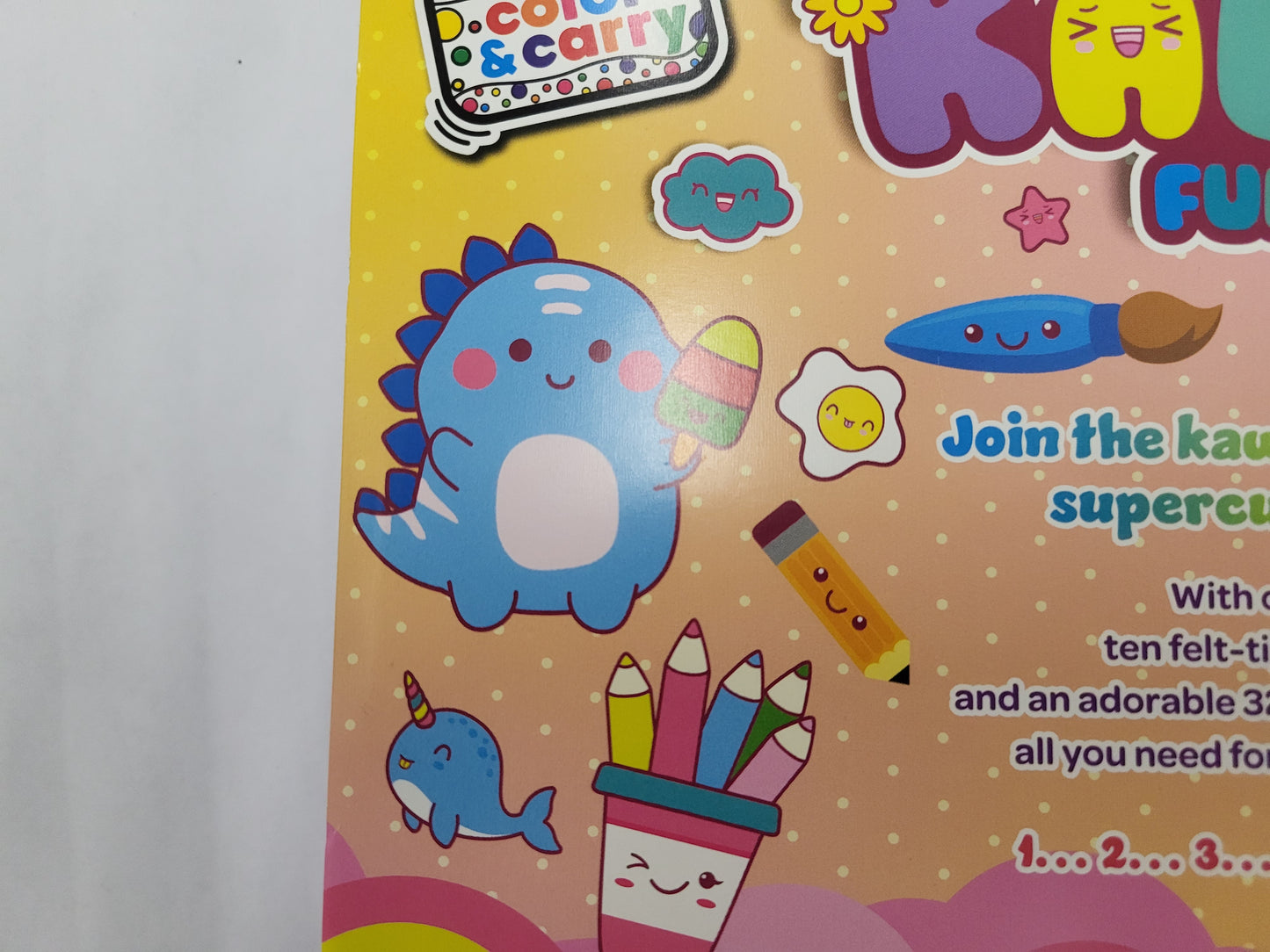 🌈 Kawaii Fun Case – Sticker, Pen & Activity Kit (Color & Carry Set)