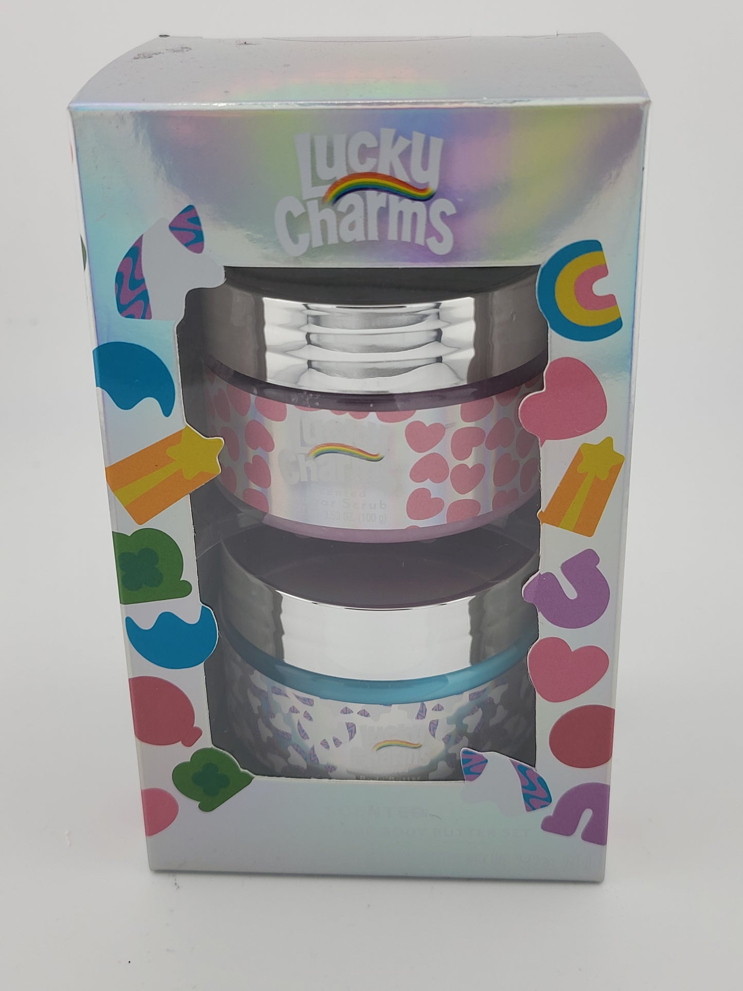 ⭐ Lucky Charms™ Beauty Bundle – Cosmetic Brush Set + Body Butter Duo