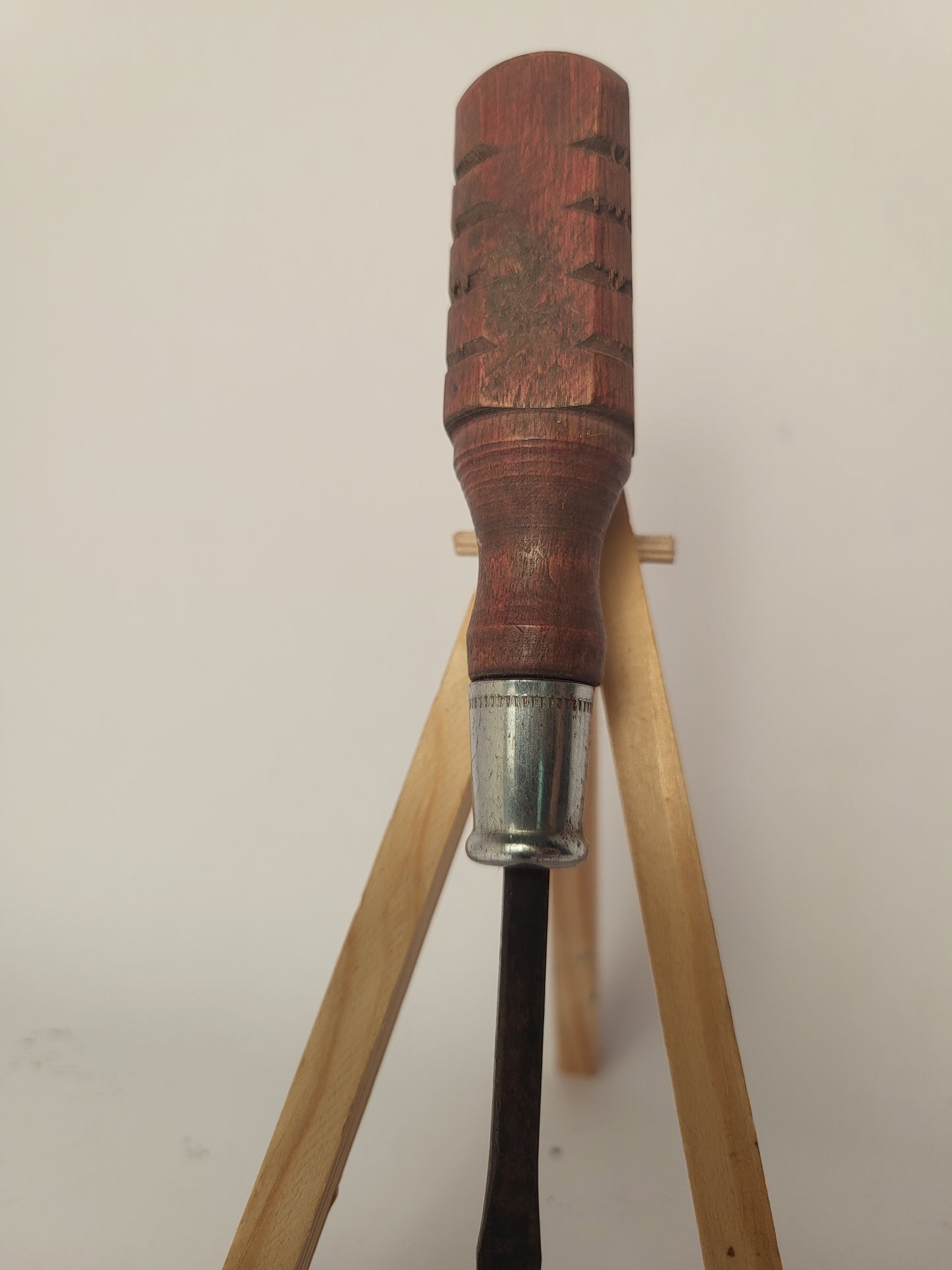 🪚 Vintage Wooden Handle Flathead Screwdrivers (Set of 2) – Rustic Hand Tools