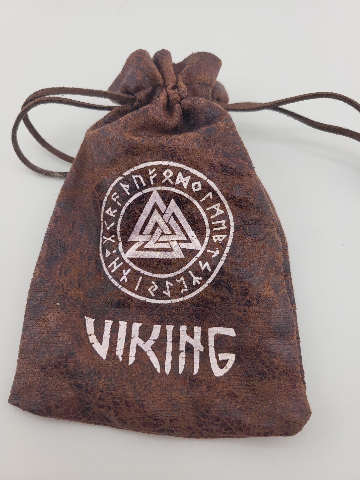 Amethyst Viking Rune Set with Wooden Bowl, Holding Stand & Pouch – Norse Divination Stones