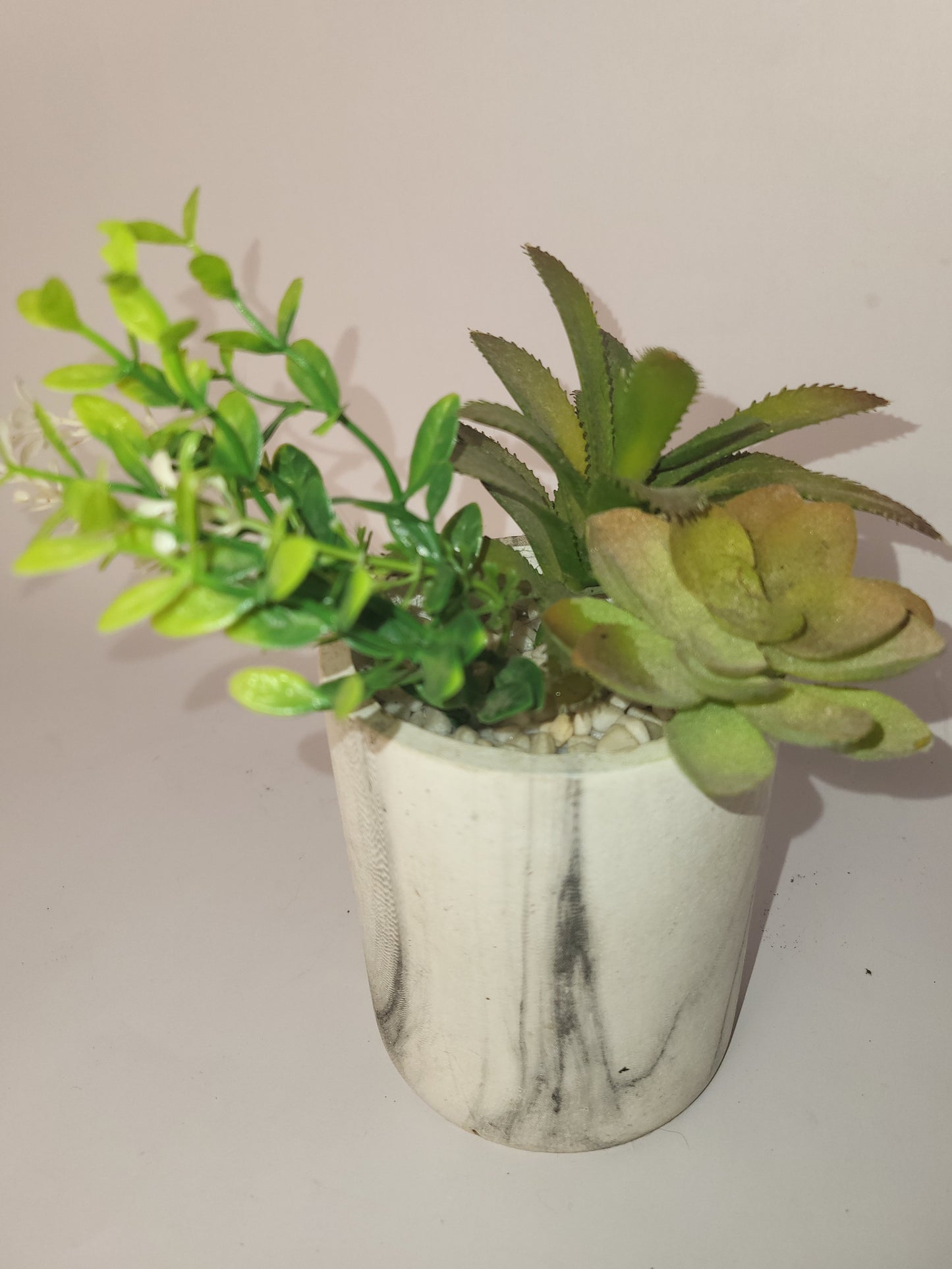 🌱 Self-Watering Glass Plant Globes (Set of 2) + Bonus Fake Succulent