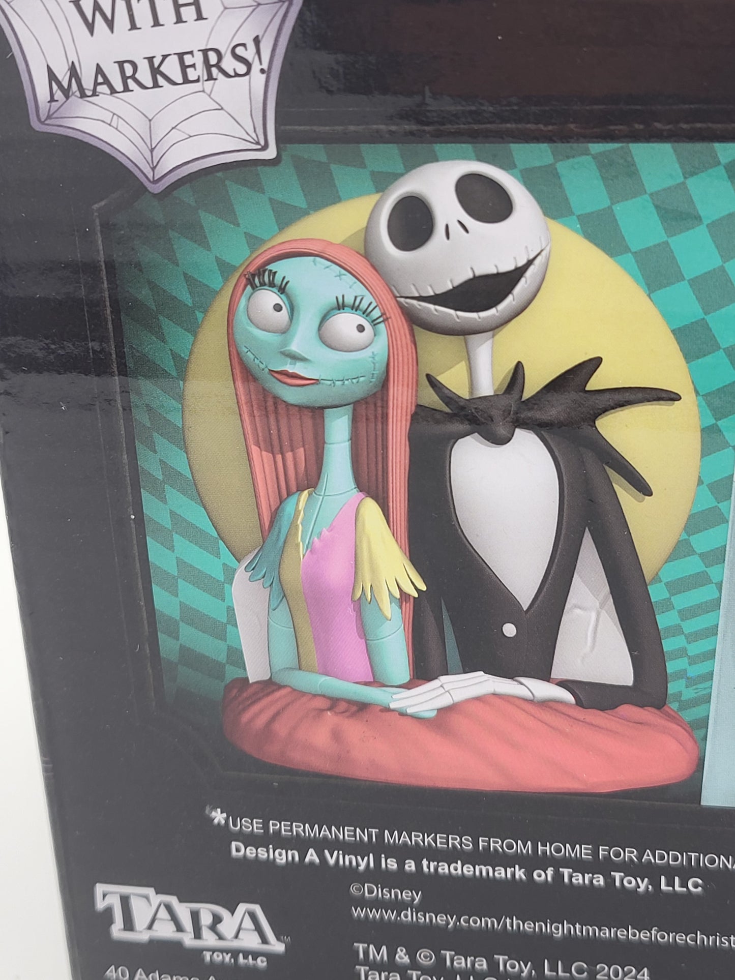 🖤🎃 Disney Tim Burton’s The Nightmare Before Christmas — Design-A-Vinyl Set (Jack & Sally)