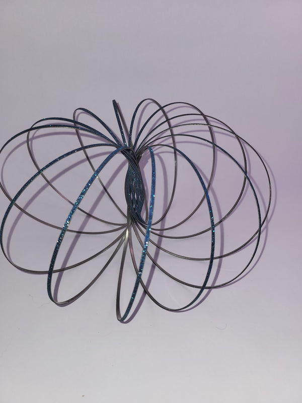 Magic Flow Ring Kinetic Spring Toy – Blue