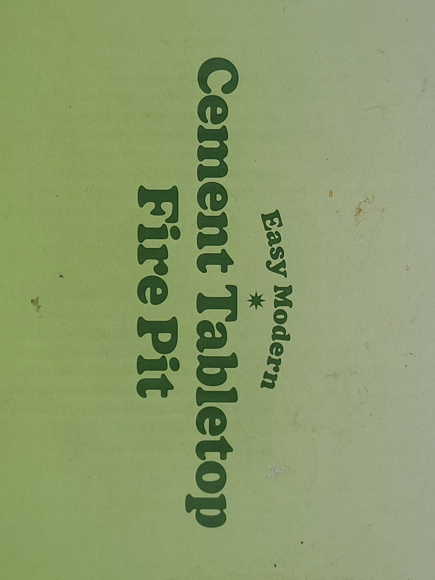 🔥 Easy Modern Cement Tabletop Fire Pit – Outdoor Mini Fire Bowl (5” Diameter) | Gray Concrete Design | by OUTDOoR