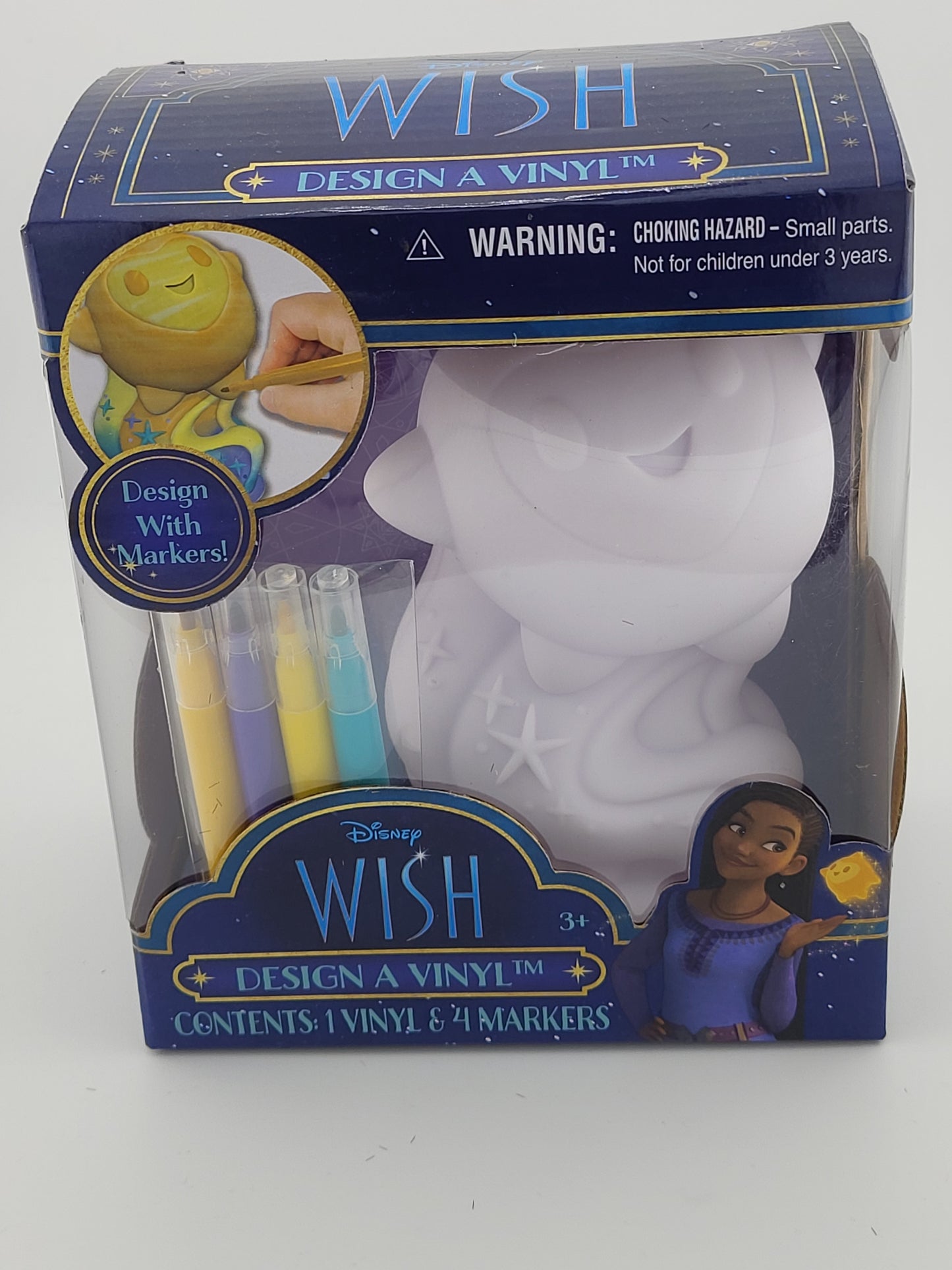 ⭐ Disney WISH – Design-A-Vinyl Figure Kit (Includes 4 Markers) ⭐