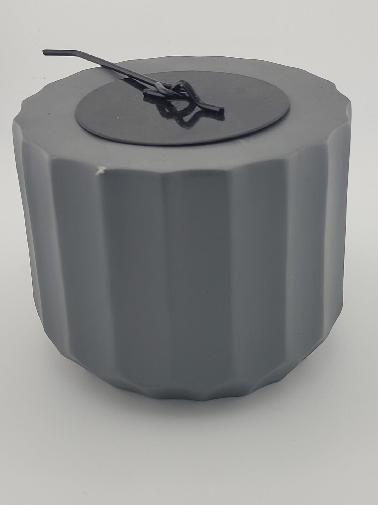 🔥 Easy Modern Cement Tabletop Fire Pit – Outdoor Mini Fire Bowl (5” Diameter) | Gray Concrete Design | by OUTDOoR