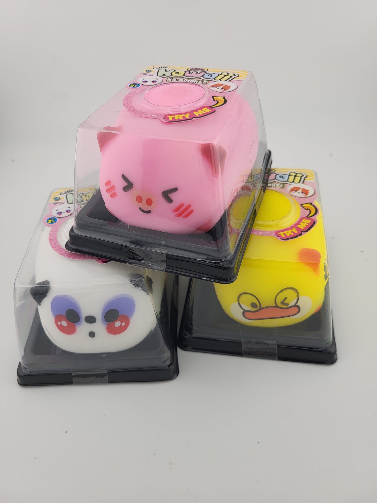 Cutie Kawaii Ka-Doinkee 3-Pack – Squishy Fidget Toys Bundle (JA-RU 2024)