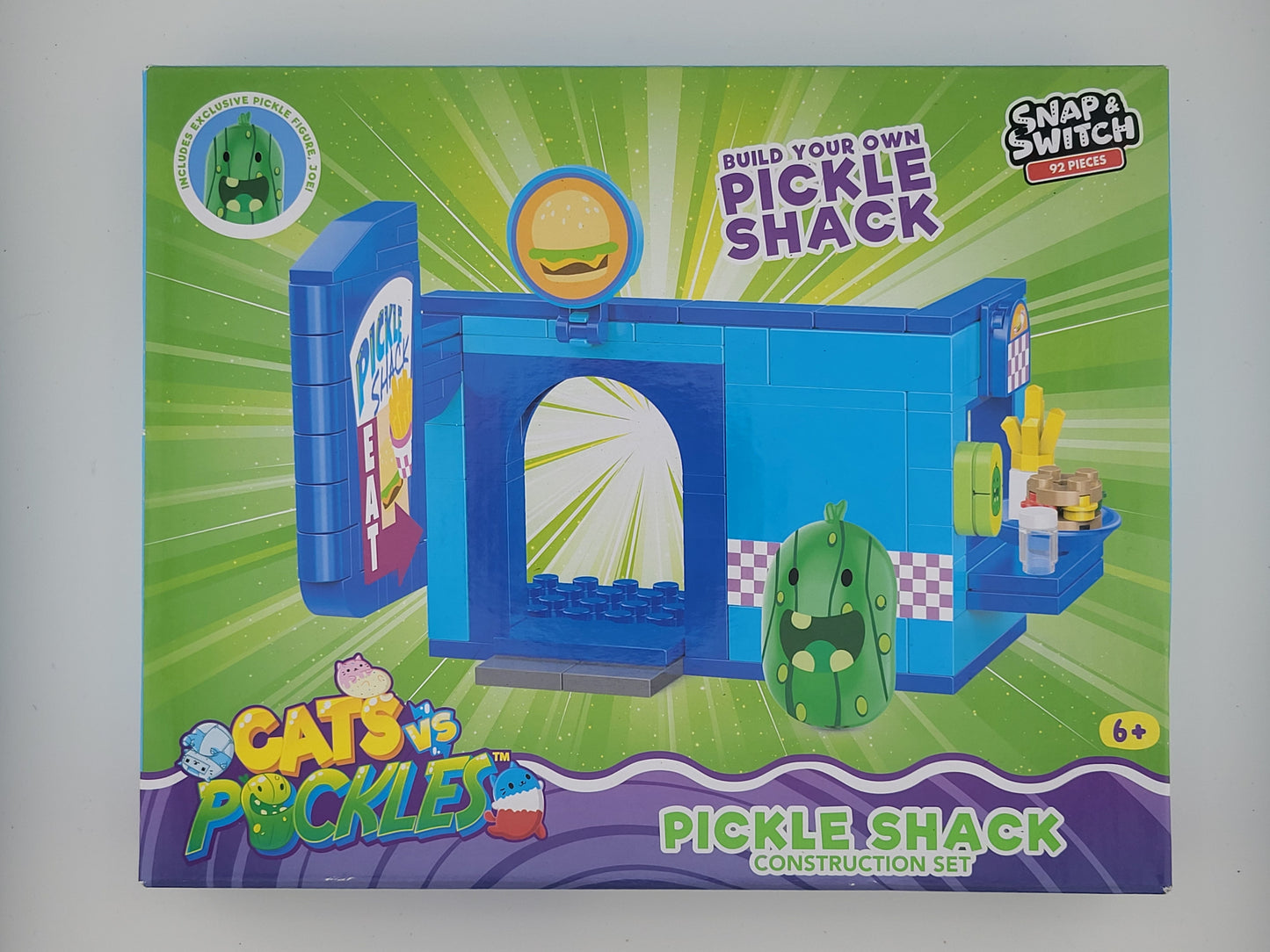 🥒 Cats vs Pickles – Pickle Shack Construction Set (92 Pieces) | Well Played Toys | Build & Collect! 🧱🐱