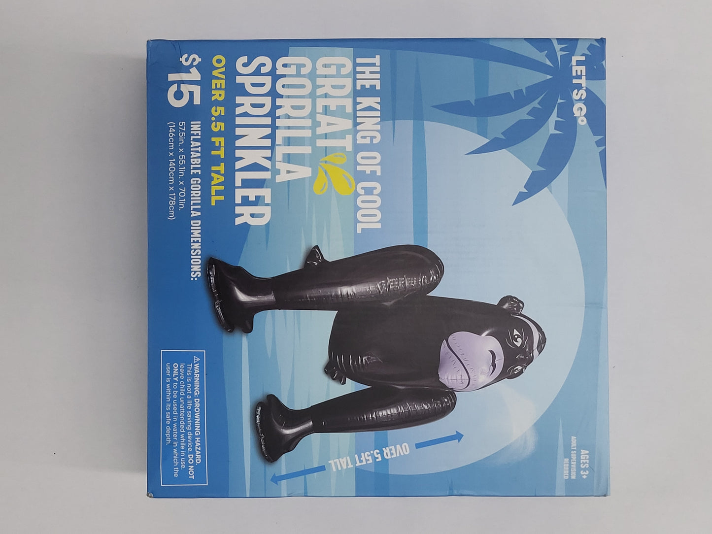 🦍 Great Gorilla Sprinkler – Over 5.5 FT Tall Inflatable Water Sprinkler | Summer Fun | Corey’s Korner