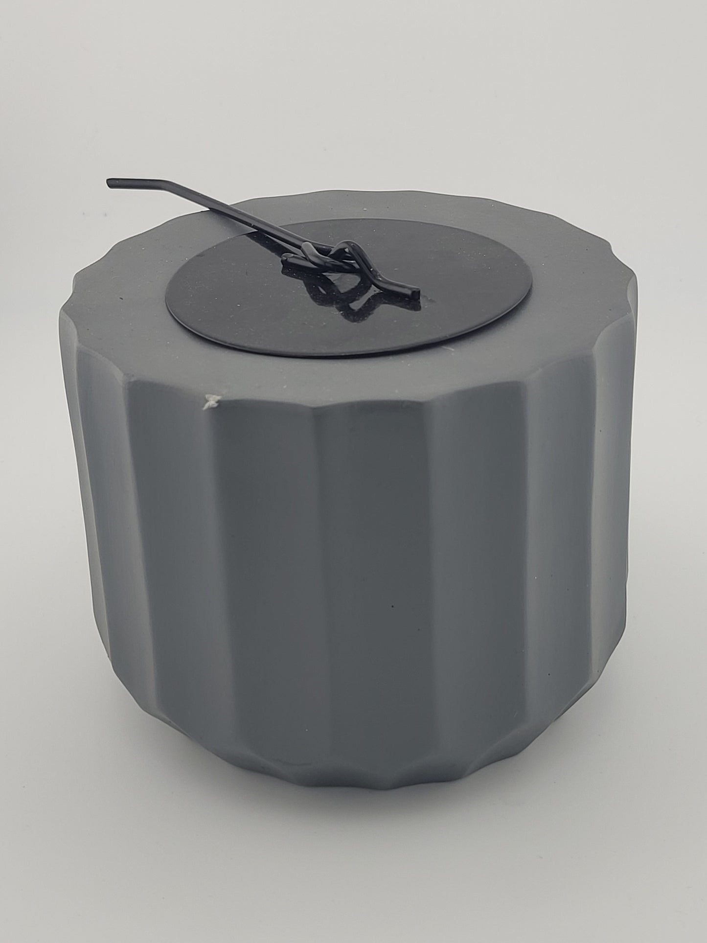 🔥 Easy Modern Cement Tabletop Fire Pit – Outdoor Mini Fire Bowl (5” Diameter) | Gray Concrete Design | by OUTDOoR