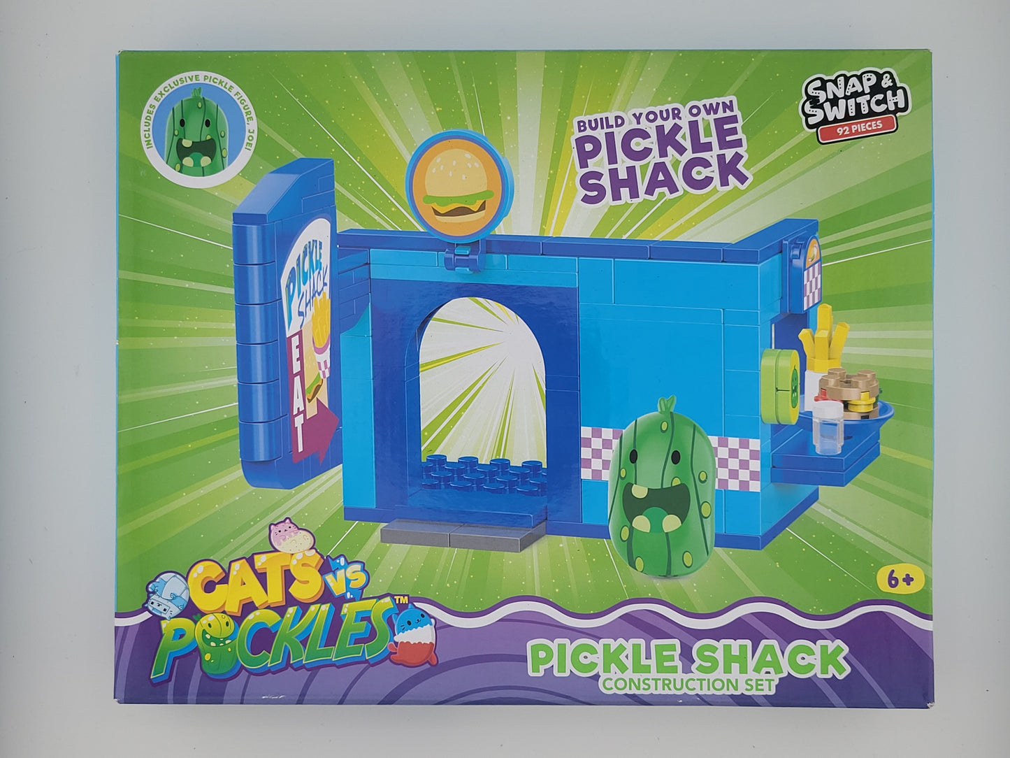 🥒 Cats vs Pickles – Pickle Shack Construction Set (92 Pieces) | Well Played Toys | Build & Collect! 🧱🐱