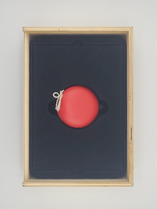 🔥 Vintage Red Metal Yo-Yo Master Kit w/ Retro Trick Book & Wooden Display Box – Rare!