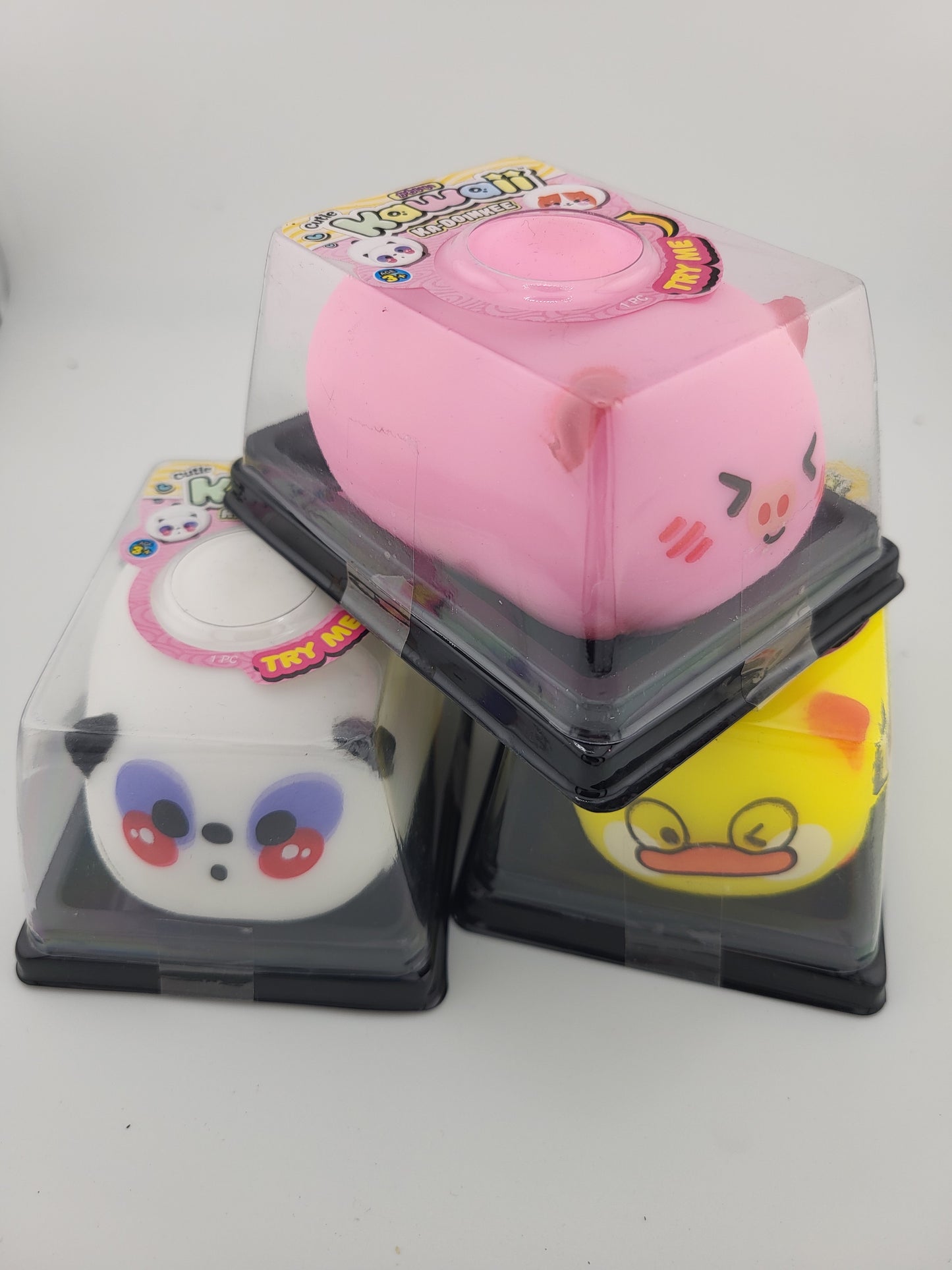 Cutie Kawaii Ka-Doinkee 3-Pack – Squishy Fidget Toys Bundle (JA-RU 2024)