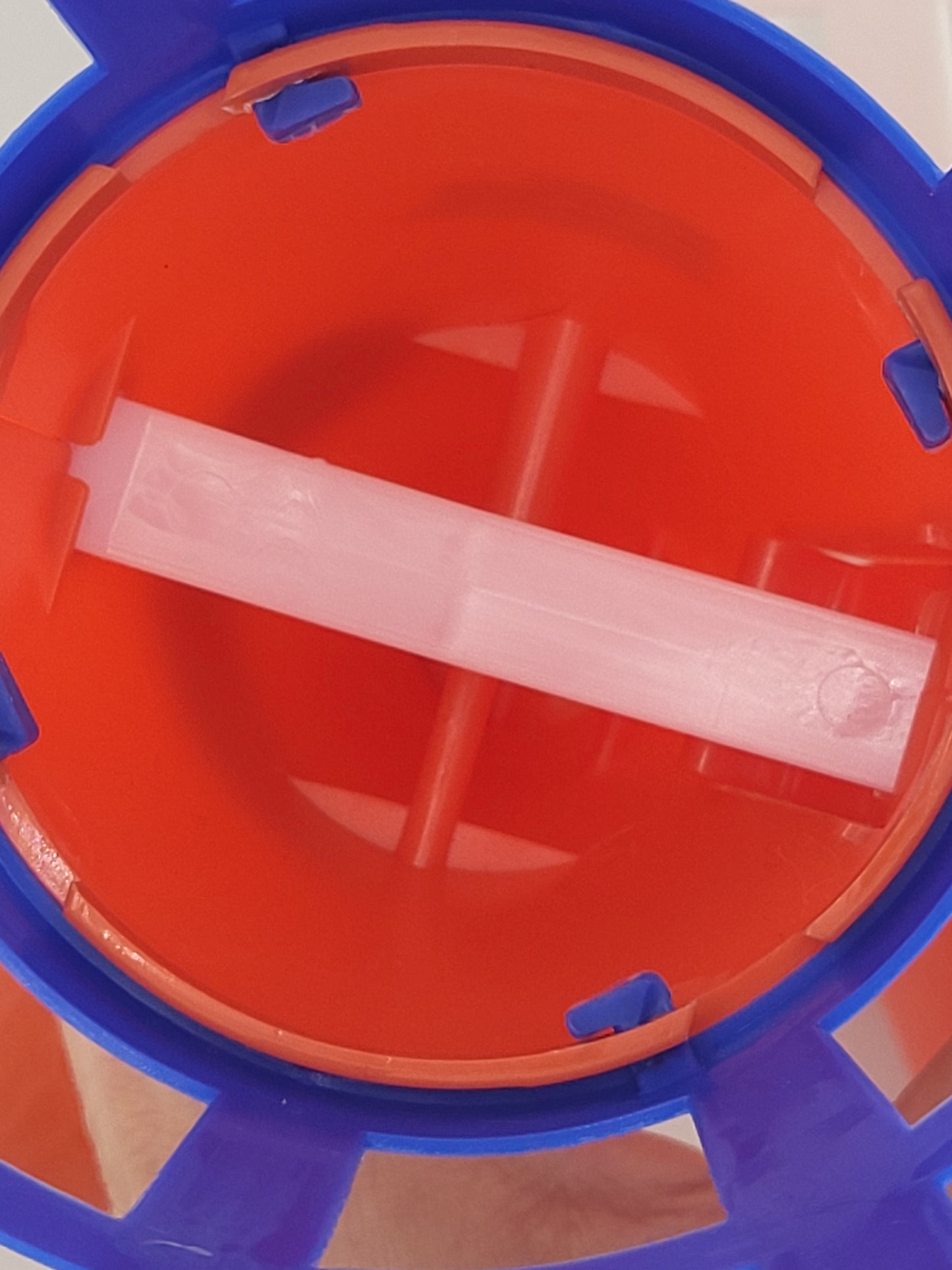 🏐 Catch Ball Toss Game Set – 2 Launchers + 1 Ball | Outdoor Family Fun Toy | Blue & White Baskets w/ Orange Handles