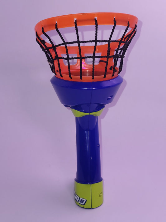 Zoom-O Disc Launcher Catch Game – 2 Nets + 6 Flying Discs, Outdoor Fun Toy Set