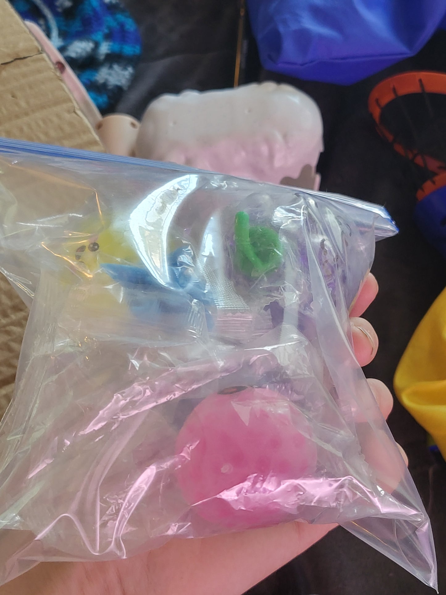 SquishPack Trio + MYSTERY 4TH Squishy – Cute Fruit Stress Toys