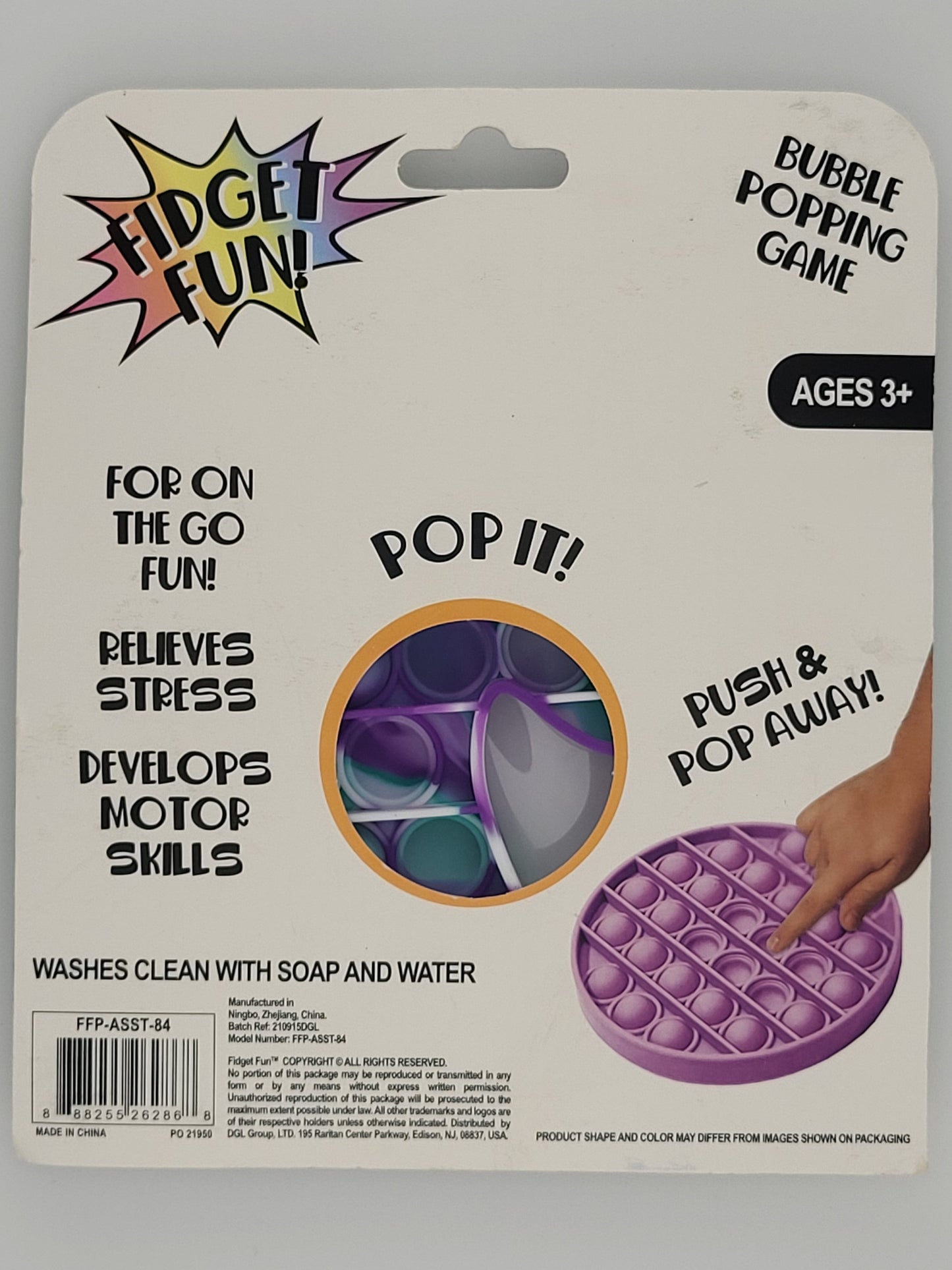 Fidget Fun! 3-Pack Bubble Popping Game Set – Rainbow & Unicorn Shapes – Stress Relief Toy 🦄🌈