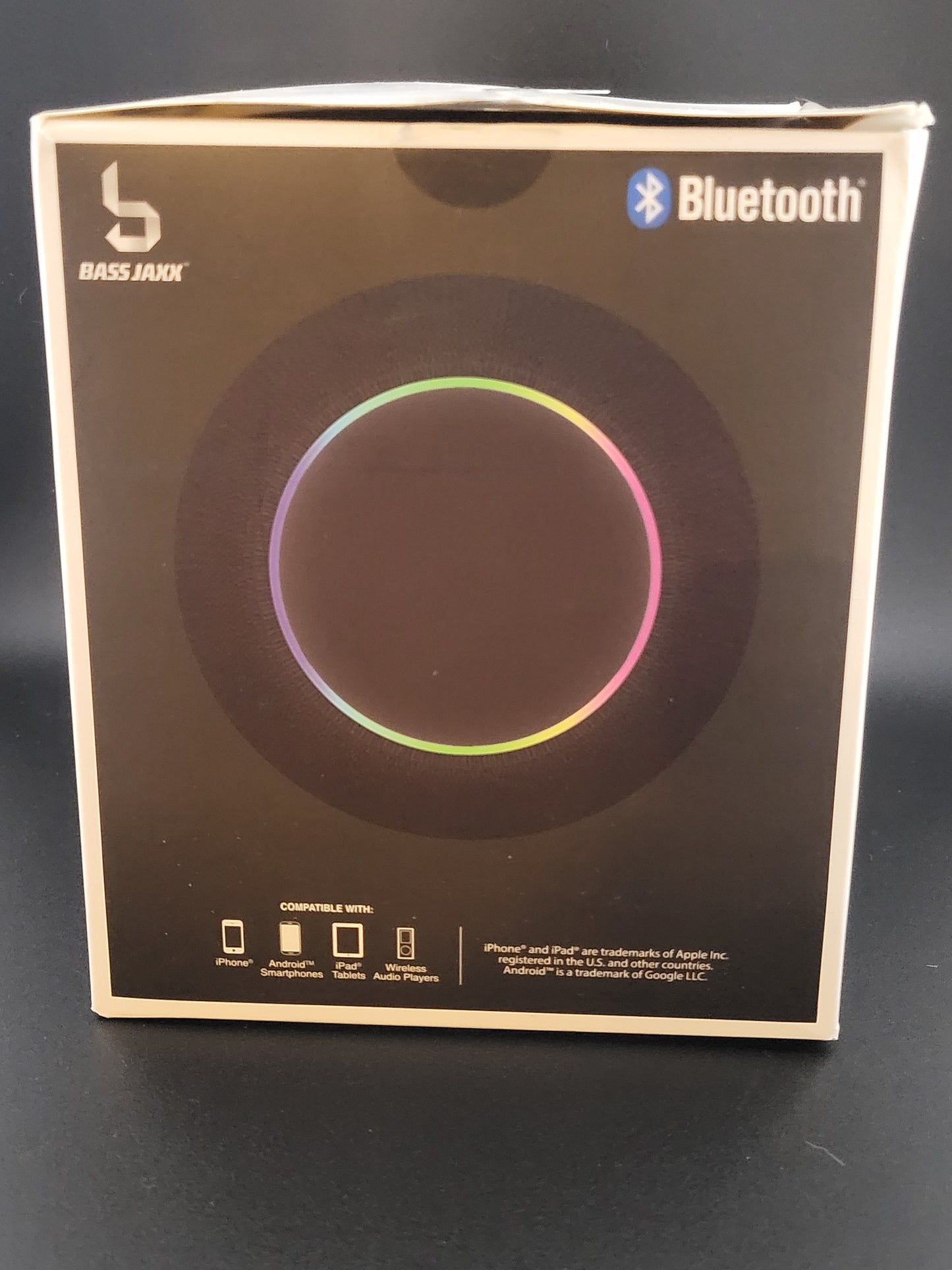 🔊 Bass Jaxx Radiant LED Wireless Speaker – Color-Changing Bluetooth Sound Experience